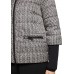 Betty Barclay - 7306 1040 Gewatteerde jas reversible zwart-print.